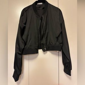 Zara cropped bomber. Size small